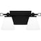 Quoizel Daniels Bath 2 Light Led Matte Black DNL8613MBK - alternate 1
